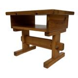 Vintage bedside table side table pinewood 70's design