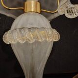 set de lampes en verre murano champignons