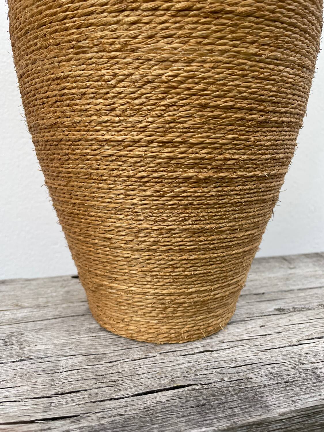 Habitat vintage rattan lamp