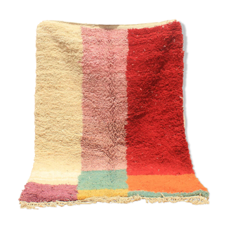 Unique Moroccan rug in natural wool 3x2 m