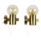 Wall lamps by H. A. Jakobsson, Sweden, 1960s