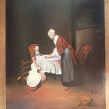 Naïve table 19th, benedicity.