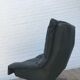 80s leather armchair