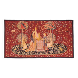 Hand-woven aubusson wall tapestry / the lady with the unicorn