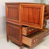 Mahogany commode/storage unit 1900 louis xvi style