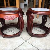 Pair of Asian side tables