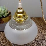 Art Deco style tulip globe portable lamp