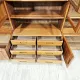Multifunctional, modular shelving unit/wall system, teak, Denmark, 60s/70s