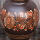 Vase hongrois MHV décor floral