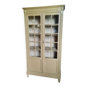 Bibliothèque bois peint