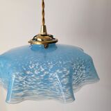 Blue Clichy glass suspension