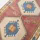 4x6 Burgundy & Blue Oriental Vintage Rug, 132x190Cm