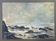 Painting, oil on canvas "Varangeville Beach" by Roger Rozet (1915-2001) Normandy