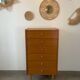 Chiffonnier/commode  6 tiroirs vintage en teck