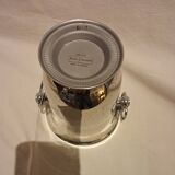 Small "refreshment" or ice bucket, in stainless steel, silversmith Jean Couzon.