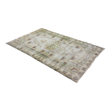 Anatolian handmade vintage rug 280 cm x 170 cm