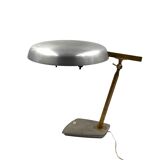 Oscar Torlasco, brass desk / table lamp, Prod. Lumi, circa 1960s