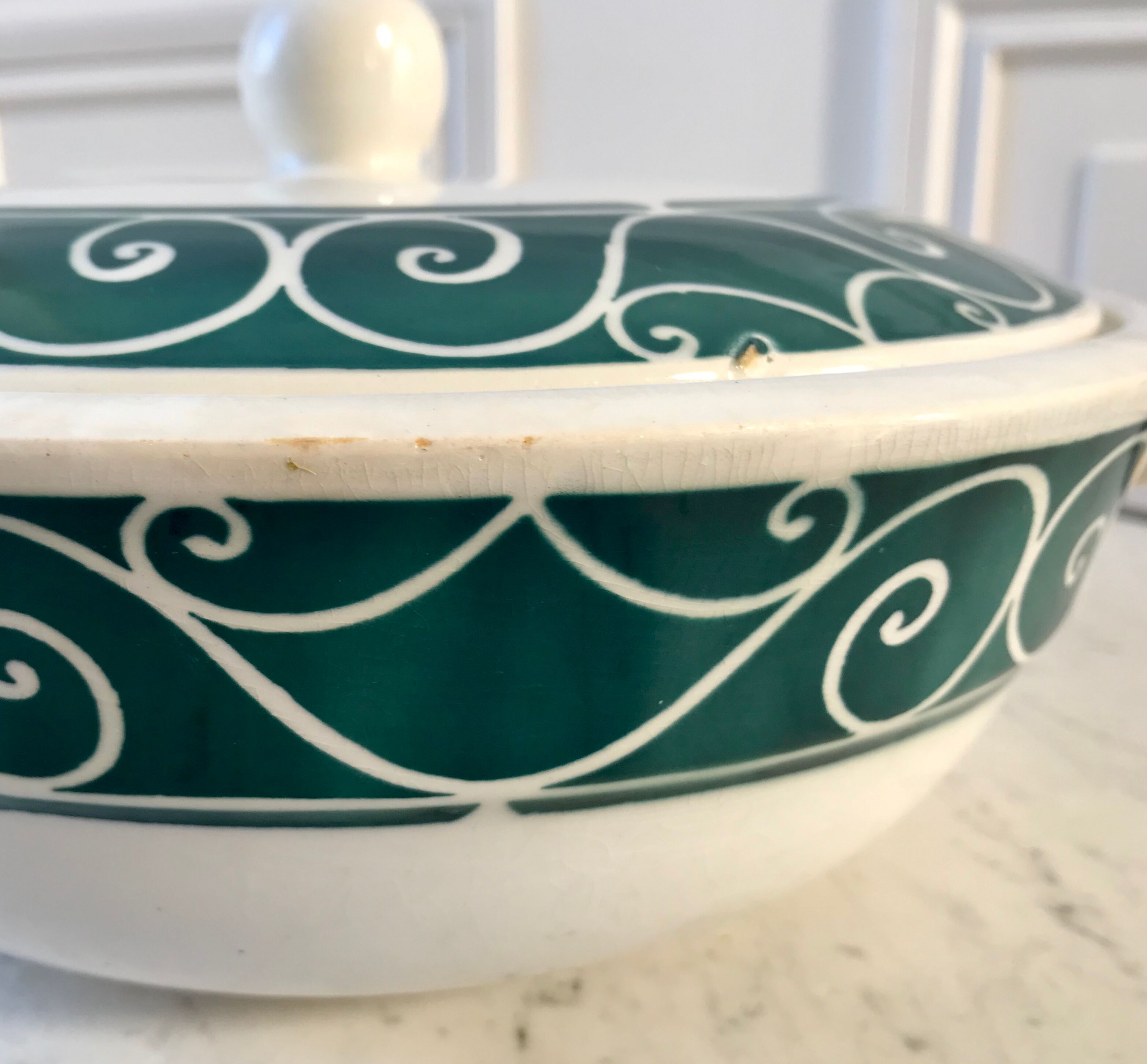 Soup rack Digoin Sarreguemines model Alain