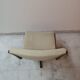 2 fauteuils de bureau vintage pivotant en bois année 70