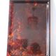 Vintage 70s tortoiseshell style lucite tray