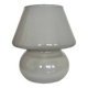 Blown glass mushroom lamp