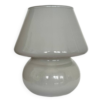Blown glass mushroom lamp