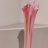 Soliflore in blown glass of art Eze
