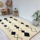 Handmade Moroccan Berber carpet 250 x 146 CM