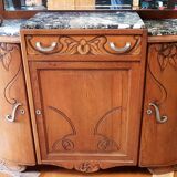 Vaisselier buffet 2 corps années 40