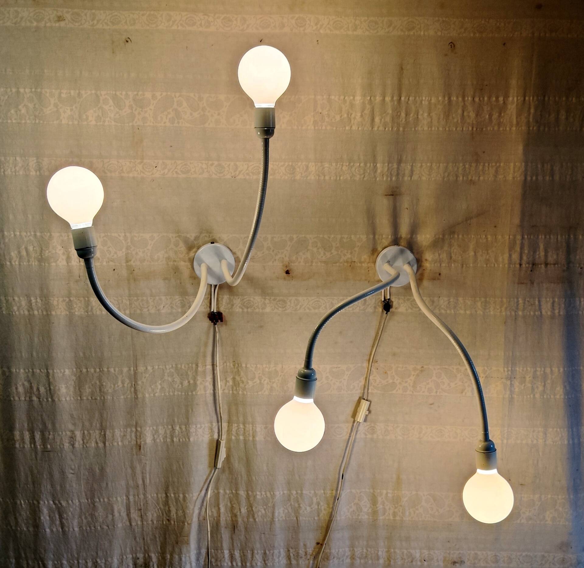 XL double articulated wall lights design Space-age - 1970s
