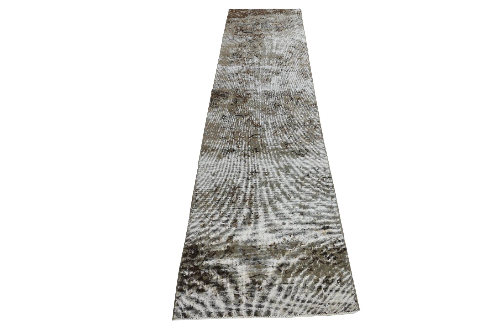 Brown Vintage Runner Rug, 70x295Cm SK 6998