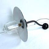 Wall lamp COL de Cygne in cast steel, fully restored 1920 1930