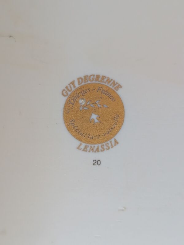 Soupière porcelaine Guy Degrenne collection Lenassia