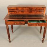 Bureau à gradins en acajou XIXème