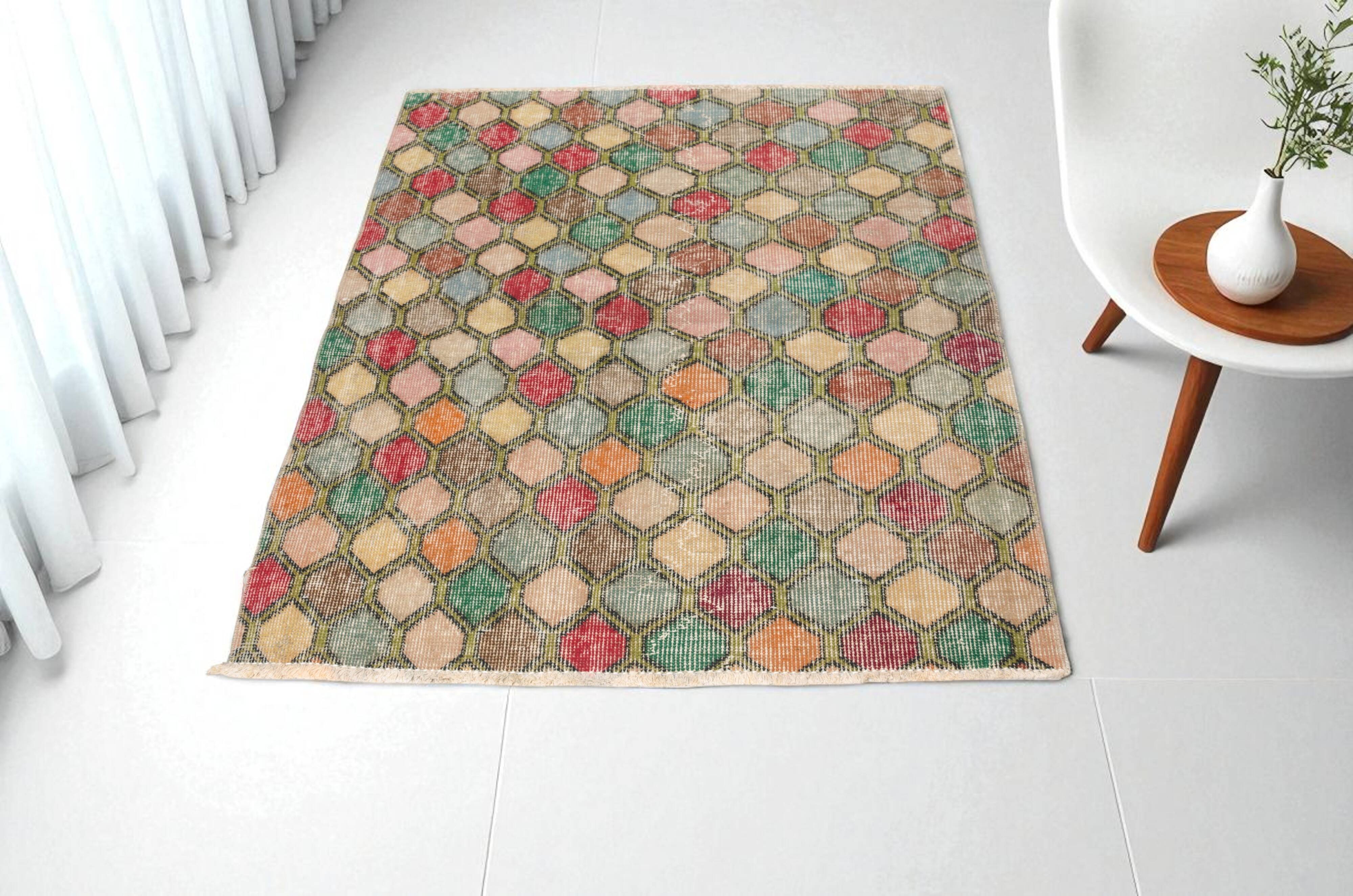 Multicolour Vintage Handmade Rug sku1100