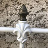Lit ancien fer forgé - 140x180