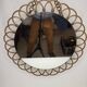 Rattan sun mirror 1970s