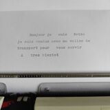 Machine to write