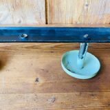 Vintage metal wall coat rack 4 pateres;