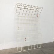 German minimalist Mid-Century coat rack in rope, 1960s
