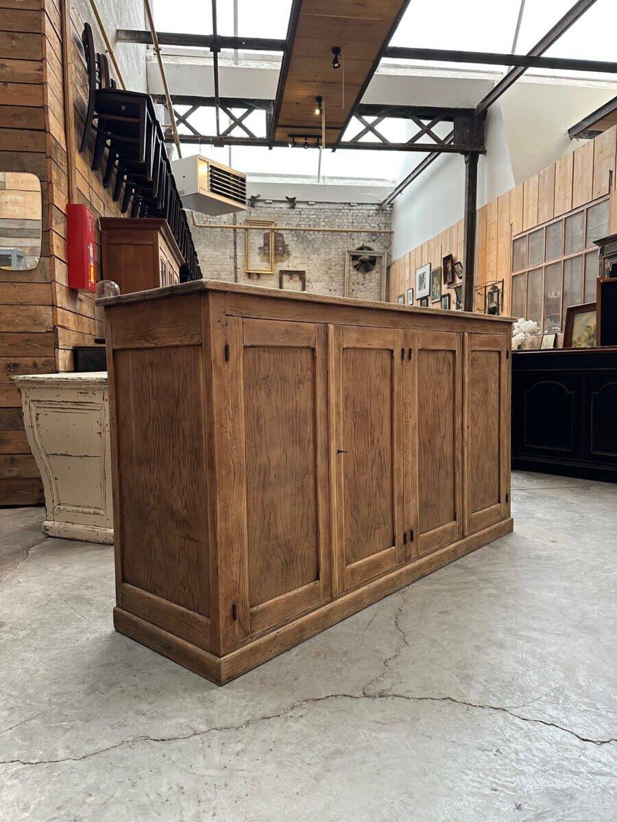 Early 20th-century oak workshop furniture