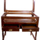 Console de bijoutier en teck birman ancien