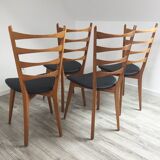 Set of 4 scandinavian chairs