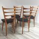Série de 4 chaises scandinaves