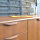 Enfilade par McIntosh en teck clair * 201,5 cm