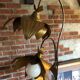 Lampadaire fleurs et plante lampe de plancher de fleur - design années 70