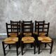 Lot de 6 chaises