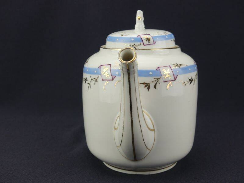 Antique porcelain teapot