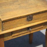 Vintage wooden writing desk, vintage wooden desk, desk secretary, wooden furniture, decoration
