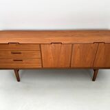 Unique vintage teak sideboard from the 1960s, produced by Nathan in the UK.